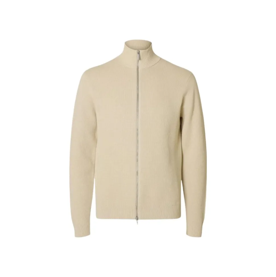 Ls Knit Structure Full Zip