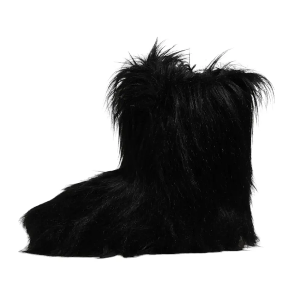 Luxurious Faux Fur Mid-Calf Boots