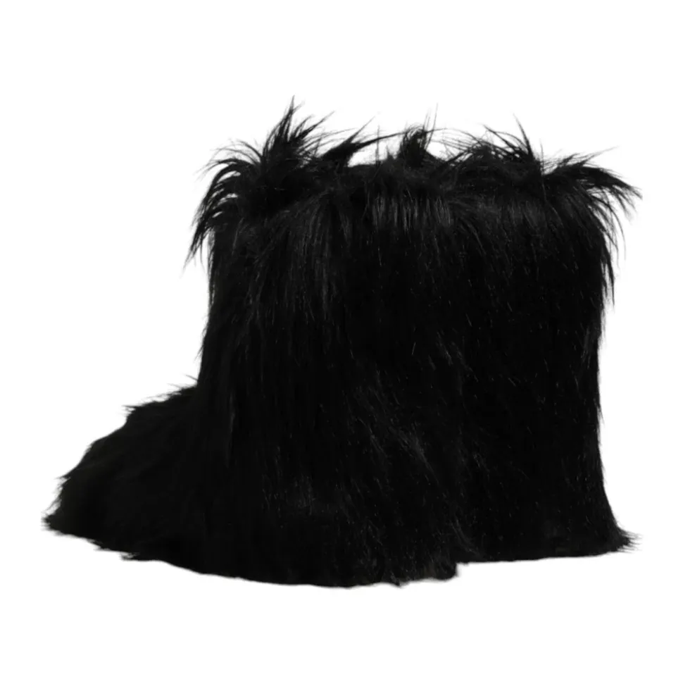 Luxurious Faux Fur Mid-Calf Boots
