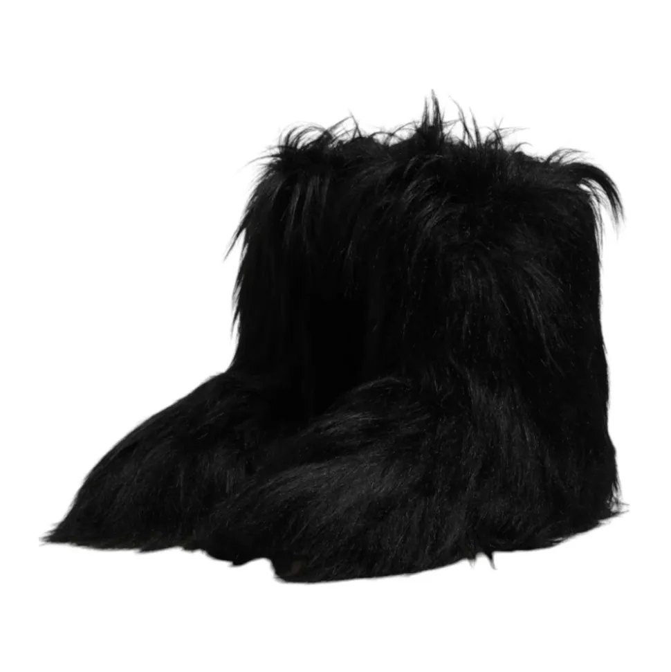 Luxurious Faux Fur Mid-Calf Boots
