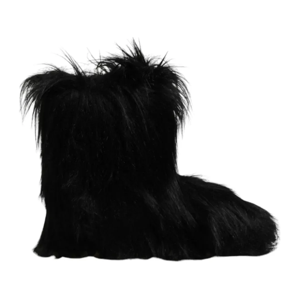 Luxurious Faux Fur Mid-Calf Boots