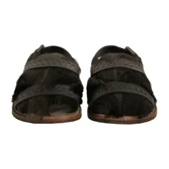 Luxury Hair Calf Sandals Model