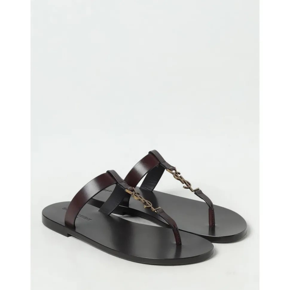 Luxury Leather Flat Sandals