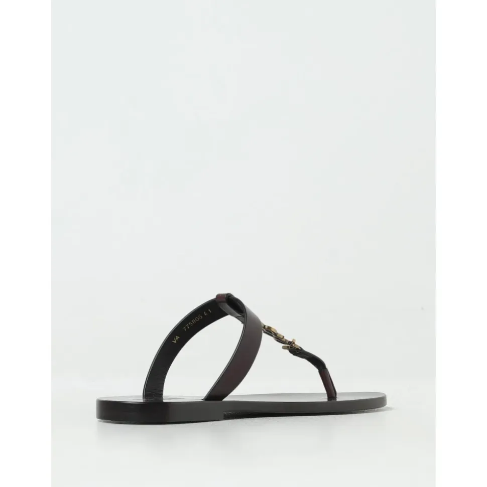 Luxury Leather Flat Sandals