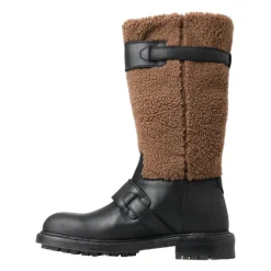 Luxury Shearling Leather Long Boots