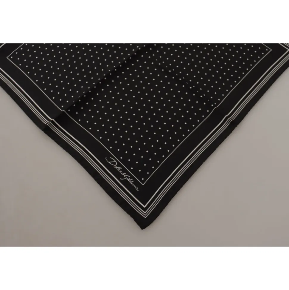 Luxury Silk Polka Dot Scarf