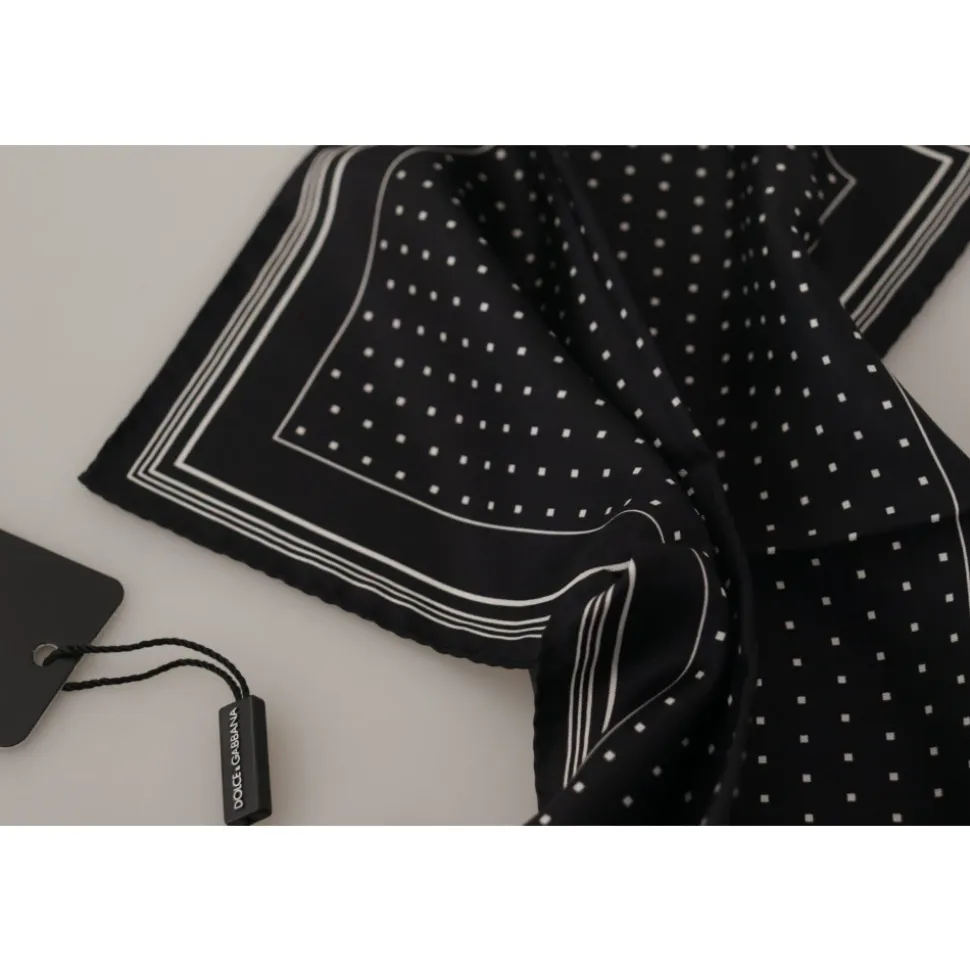 Luxury Silk Polka Dot Scarf
