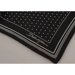 Luxury Silk Polka Dot Scarf
