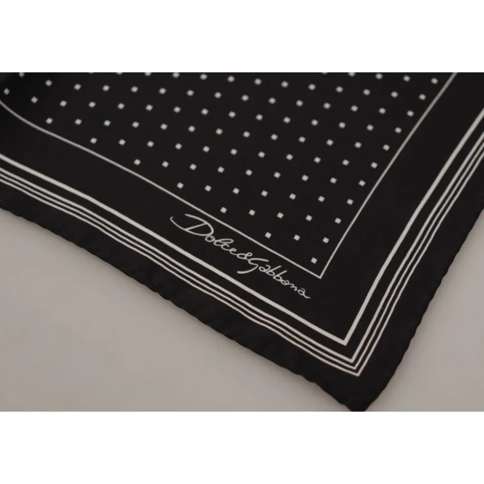 Luxury Silk Polka Dot Scarf