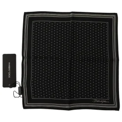 Luxury Silk Polka Dot Scarf