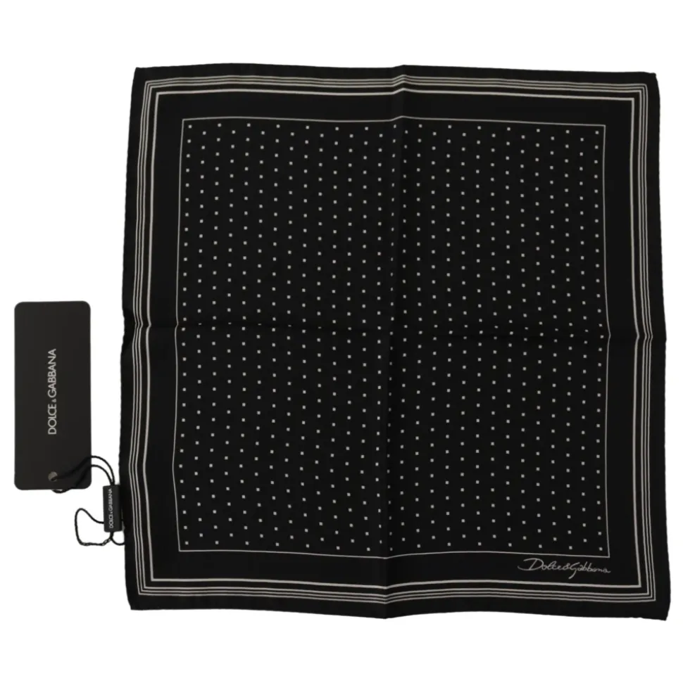 Luxury Silk Polka Dot Scarf