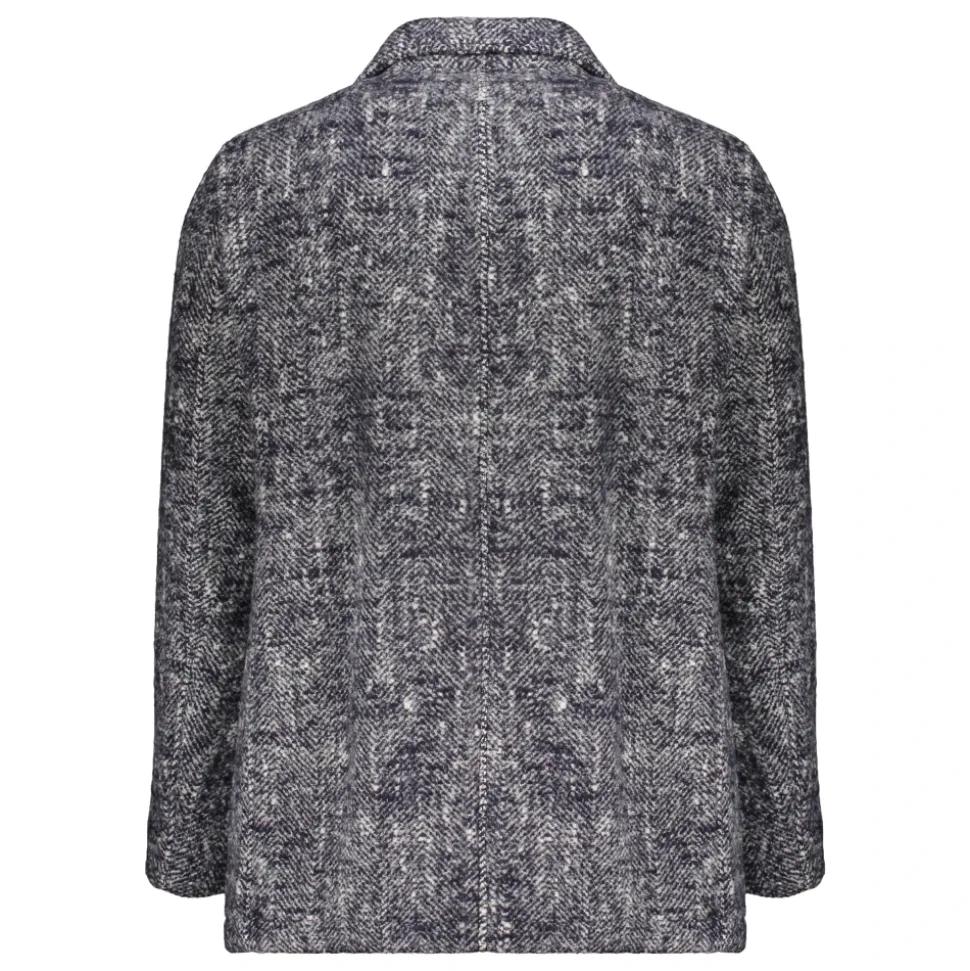 Luxury Wool Blend Peacoat