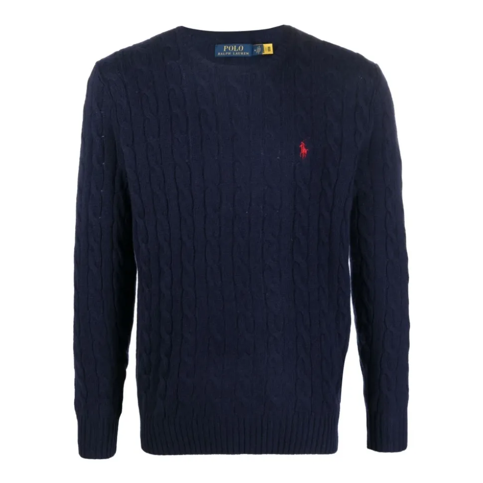 Luxury Wool-Cashmere Sweater Blu AW25