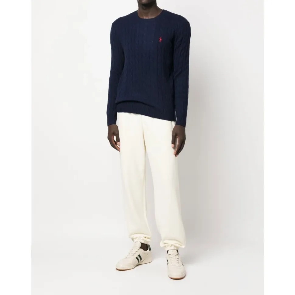 Luxury Wool-Cashmere Sweater Blu AW25