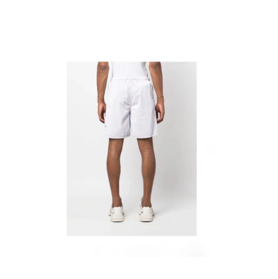 Magenta Nylon Bermuda Short Marina