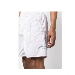 Magenta Nylon Bermuda Short Marina