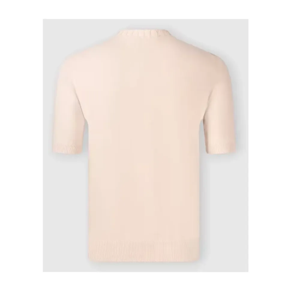 Maglia girocollo a maniche corte