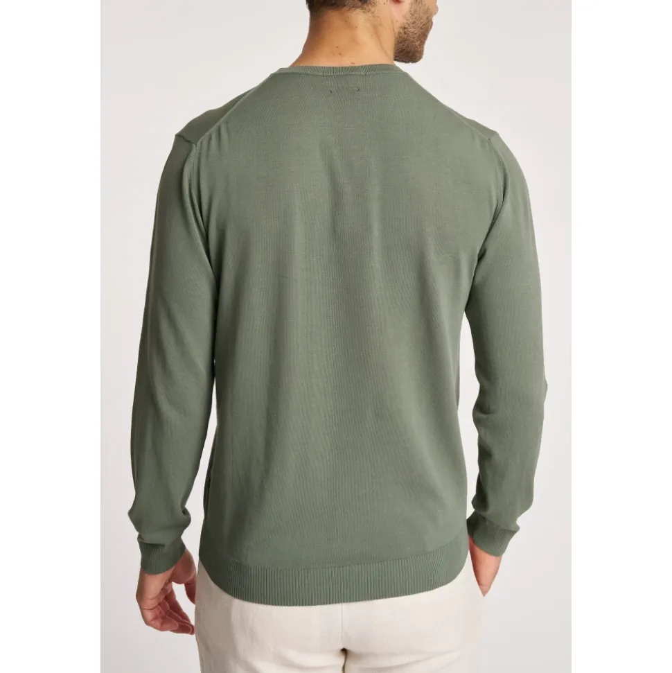 Maglia girocollo manica lunga