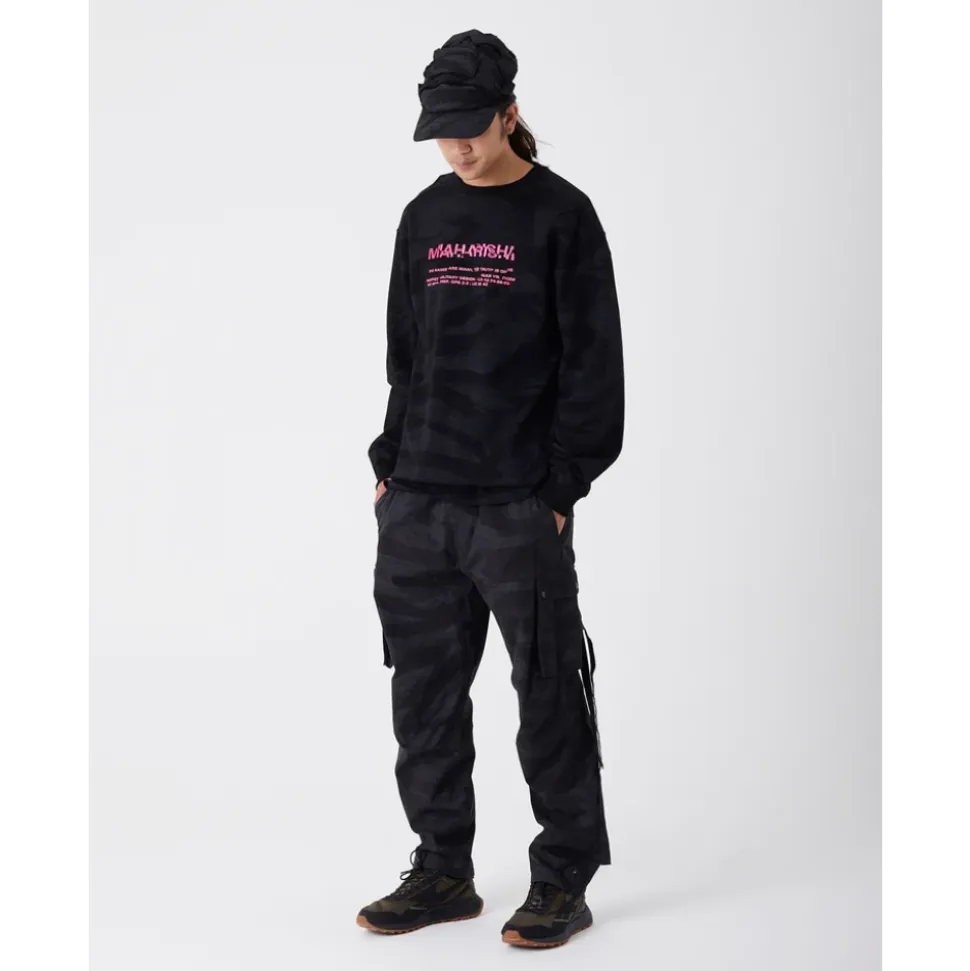 Maharishi Camo Miltype Crew Sweat Subdued Night-M