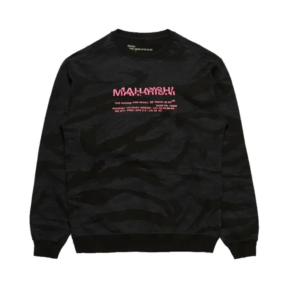Maharishi Camo Miltype Crew Sweat Subdued Night-M