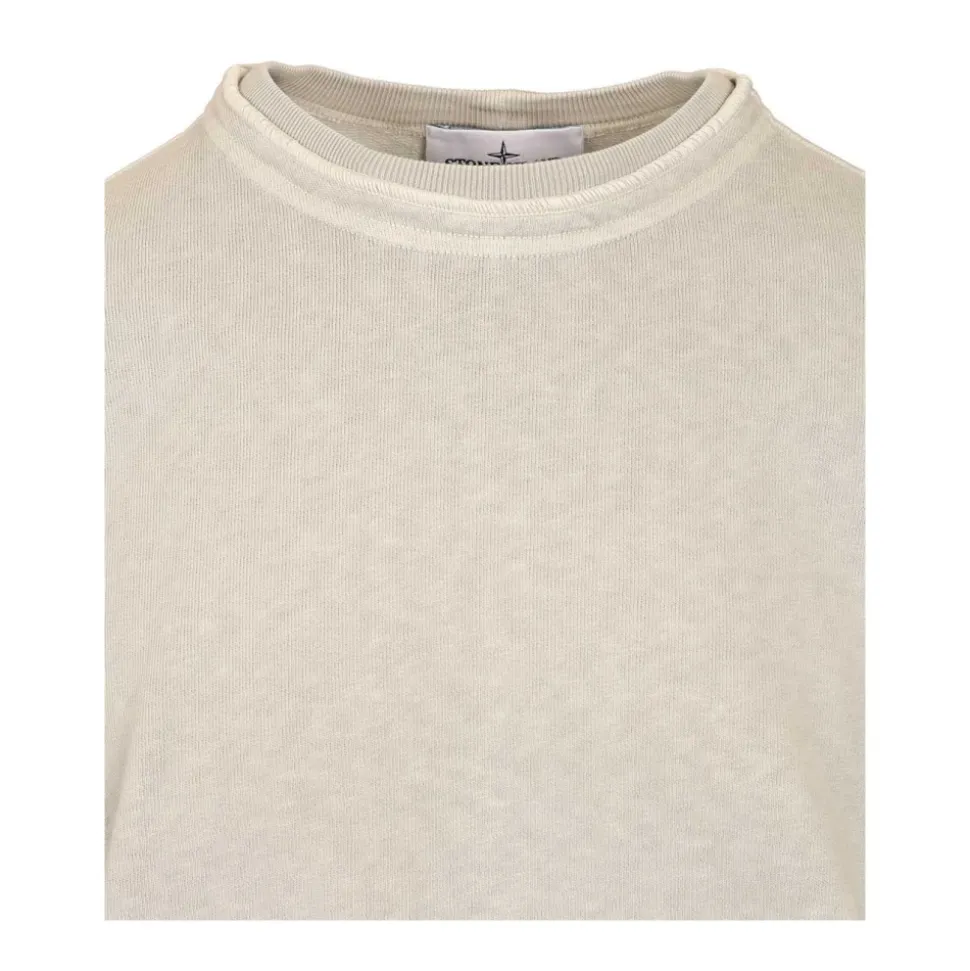 Malfilé Fleece 'Old' Effect Crewneck Sweatshirt