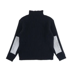 Marina Ribbed Knit Turtleneck Sweatshirt