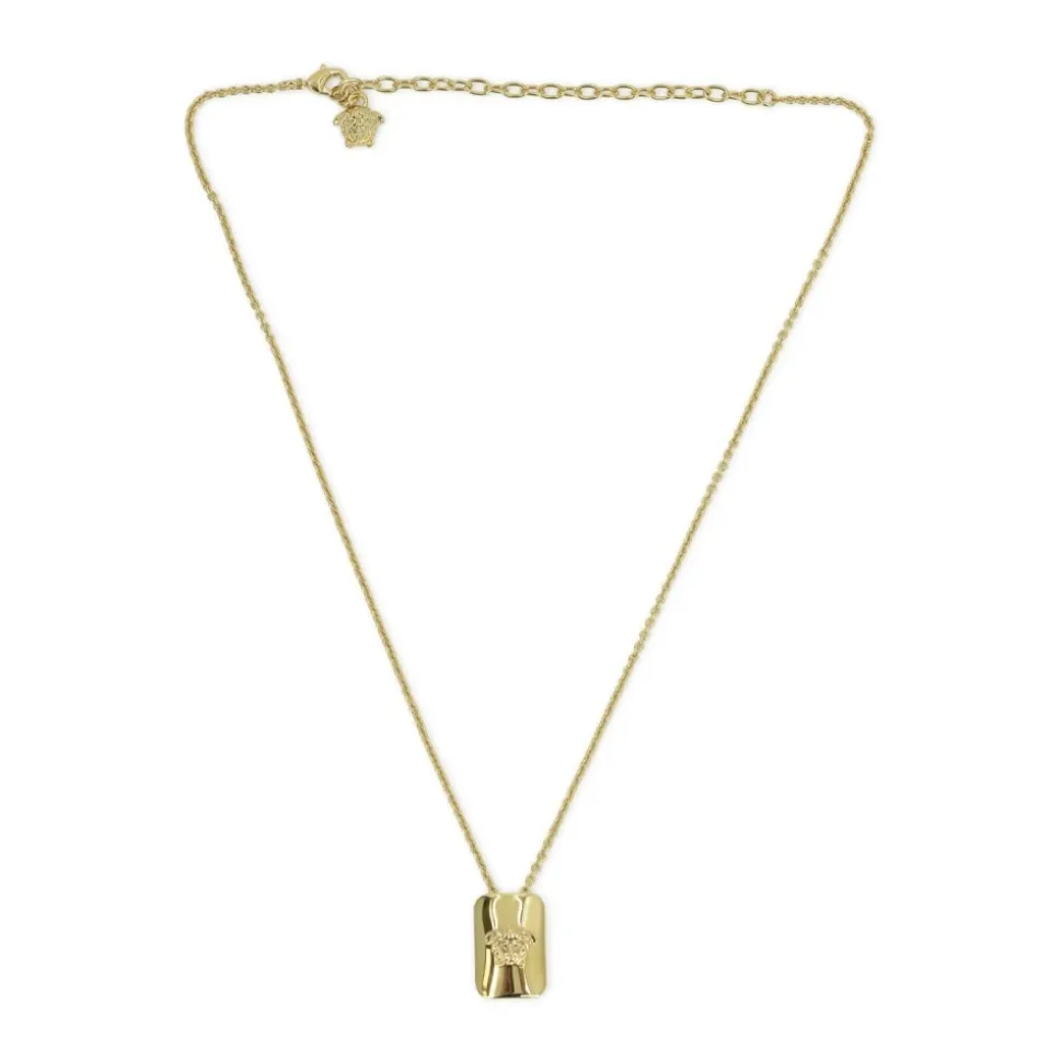 Medusa Necklace Gold Plated Pendant