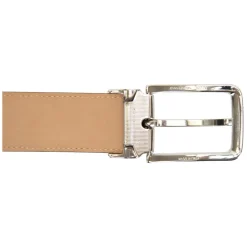 Men's Belt with Iconic Geo Pattern