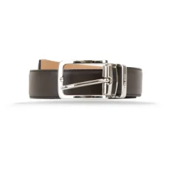 Men's Belt with Iconic Geo Pattern