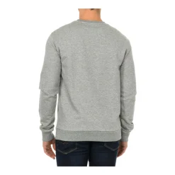 Men's Black Sweatshirt Round Neck Long Sleeve