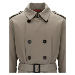 Men's Button Coat with Hook