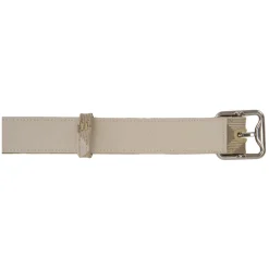 Men's Checkered Leather Belt