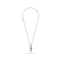 Men's Necklace Cross Pendant Metal Grey 500mm GEAR PEAGN2211512