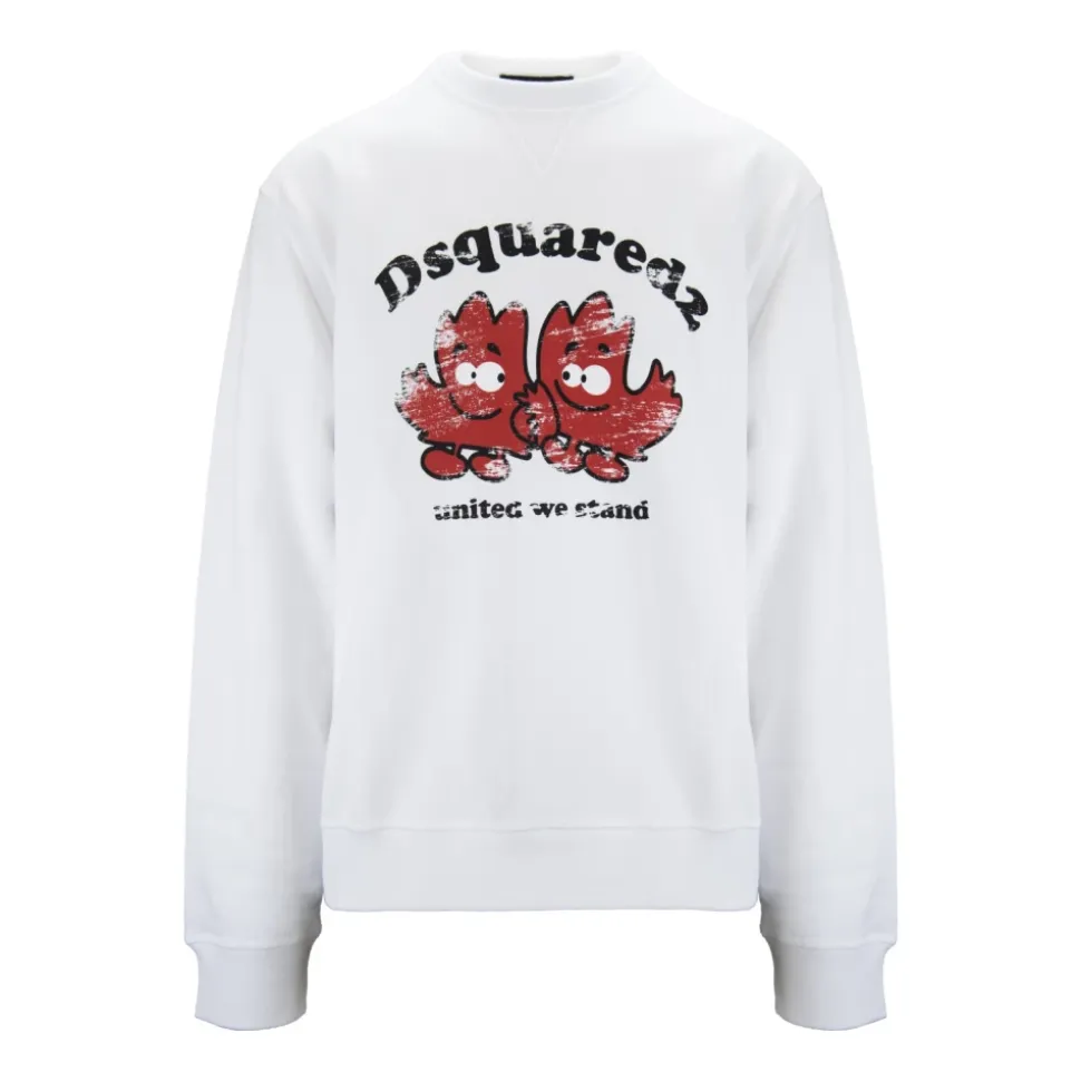 Men's Pullover Sweatshirt with Graphic Print