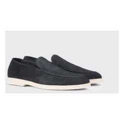 Men’s suede loafer | blue - Doucal’s