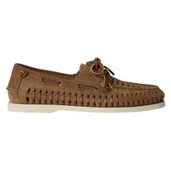Merton Woven Suede Boat Shoe