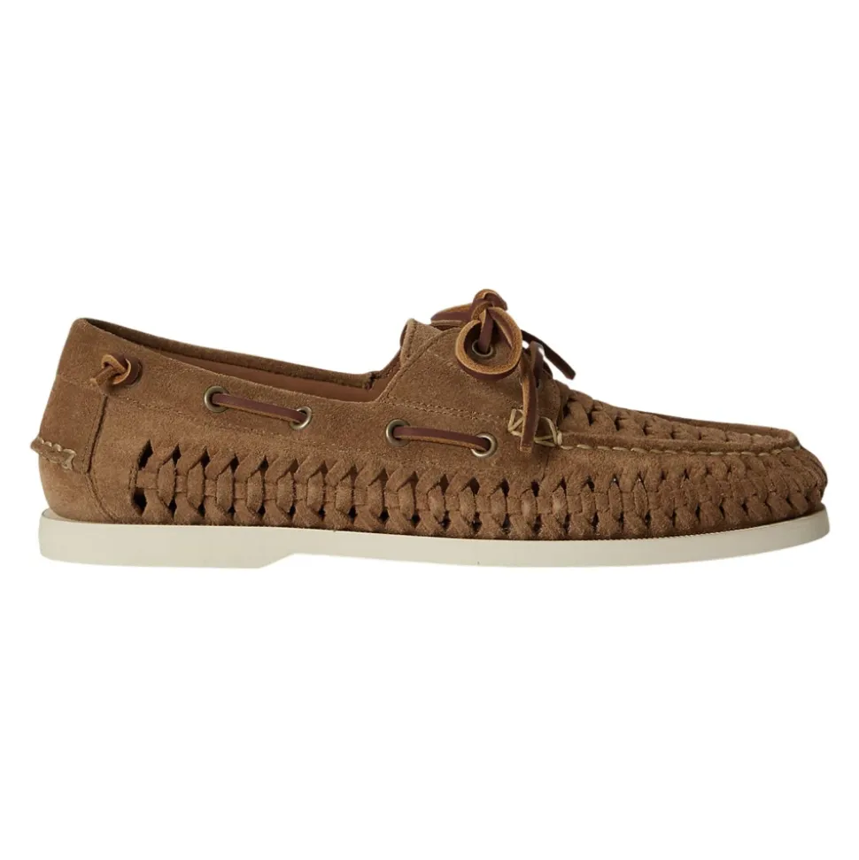 Merton Woven Suede Boat Shoe