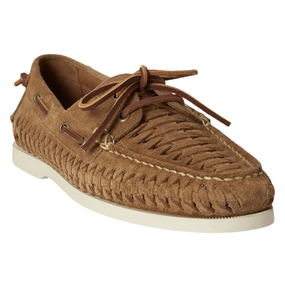 Merton Woven Suede Boat Shoe