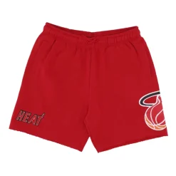Miami Heat Vintage Logo Fleece Shorts
