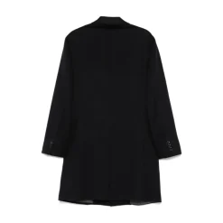 Midnight Blue Buttoned Coat