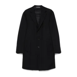 Midnight Blue Buttoned Coat