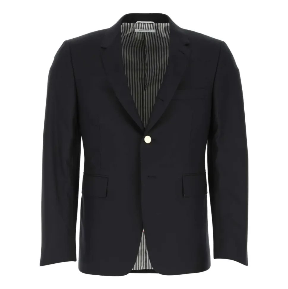 Midnight Blue Twill Blazer