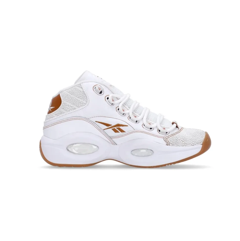 Mid White Basketball Shoe Iverson N°3
