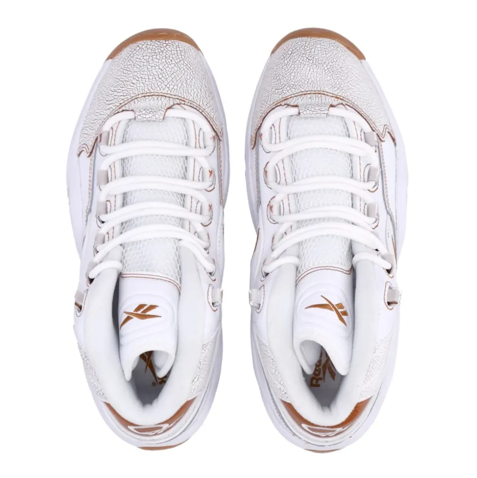 Mid White Basketball Shoe Iverson N°3