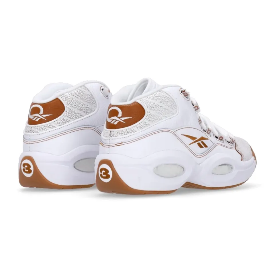 Mid White Basketball Shoe Iverson N°3