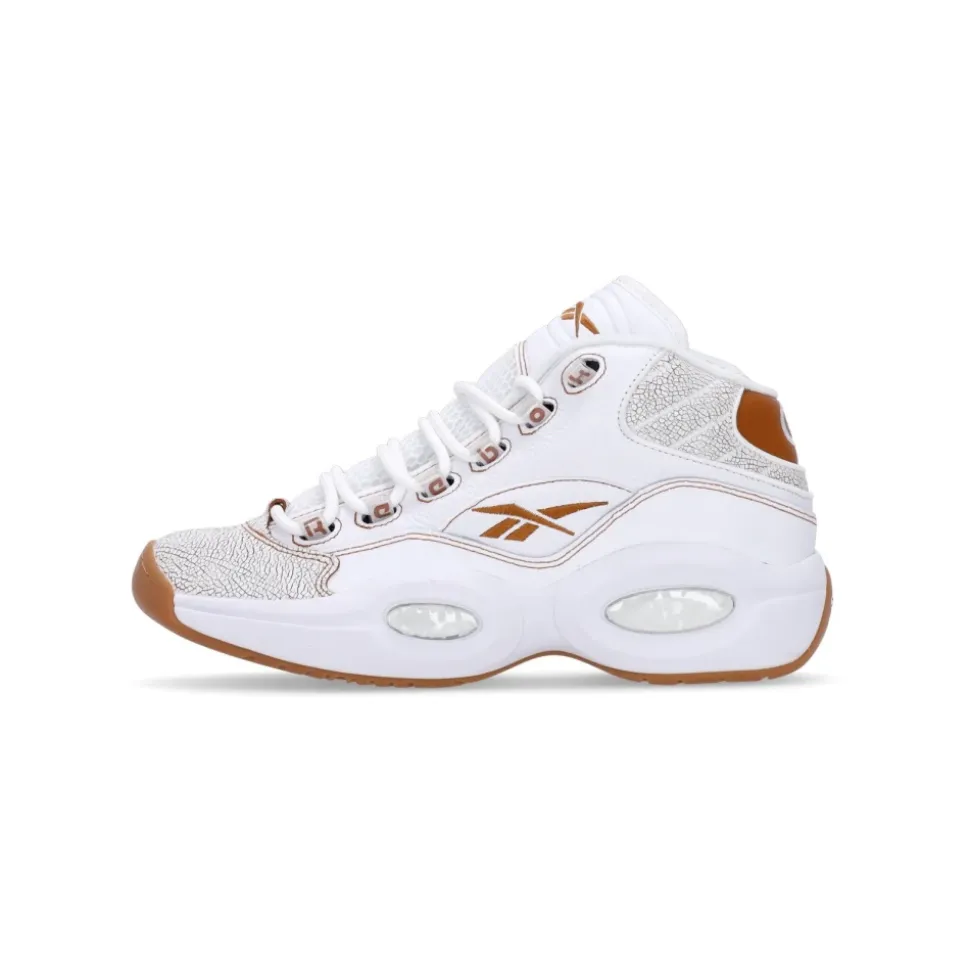 Mid White Basketball Shoe Iverson N°3
