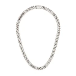 Mini Prong Pave Necklace