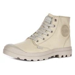 Mono Chrome Canvas Ankle Boots