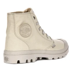 Mono Chrome Canvas Ankle Boots