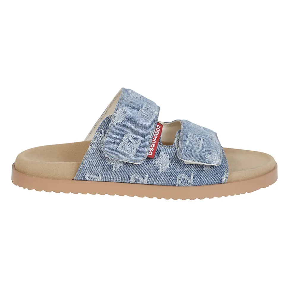 Monogram Flat Sandals